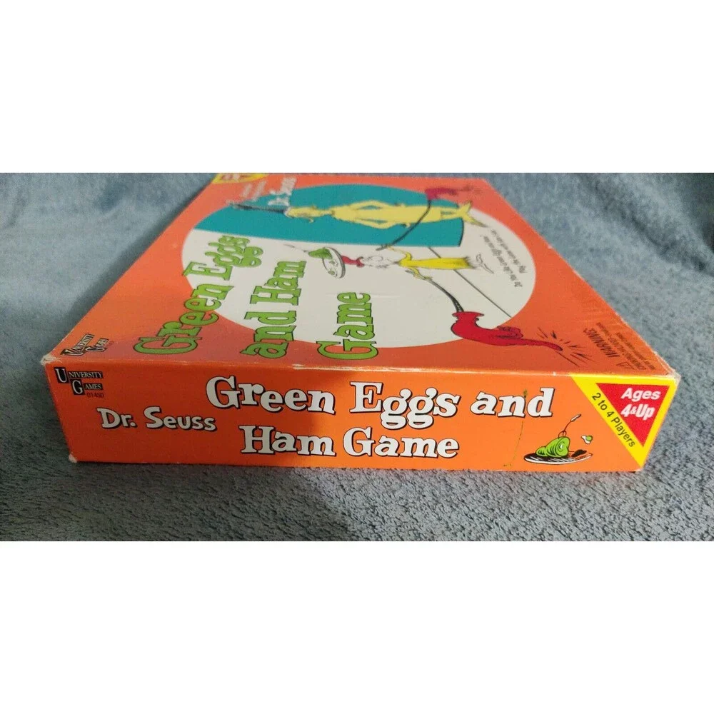 Dr. Seuss Green Eggs and Ham Board Game Vintage Complete